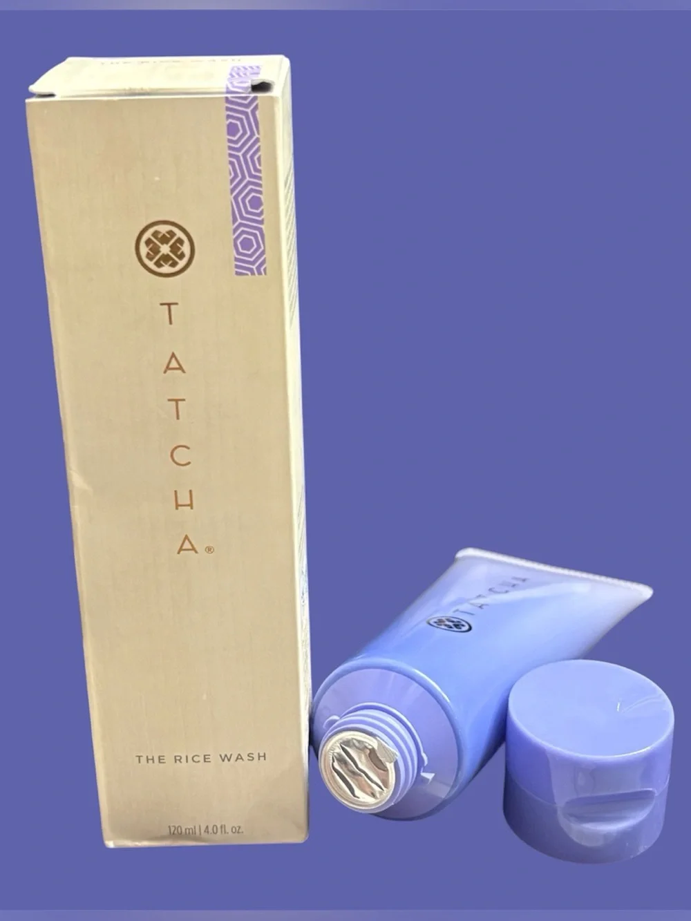 Tatcha The Rice Wash Skin-Softening Cream Cleanser 120ml / 4.0 fl oz Sealed NIB - Picture 5 of 8